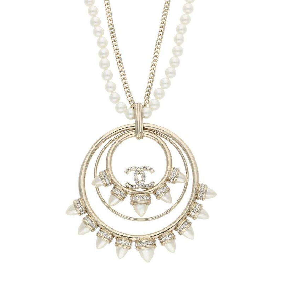 新品登場 CHANEL レディース ココマークラインストーン/フェイクパール