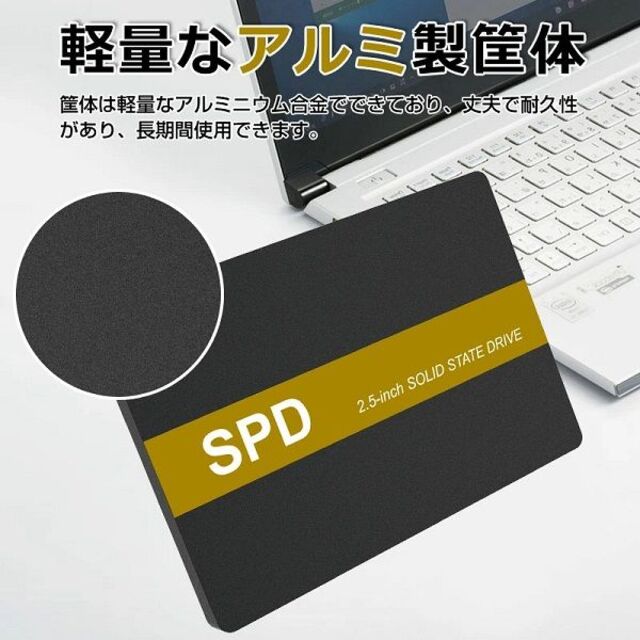 【SSD 1TB】SPD SQ300-SC1TD w/USB変換ケーブル 2