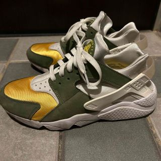 ステューシー(STUSSY)のSTUSSY × NIKE AIR HUARACHE DARK OLIVE(スニーカー)