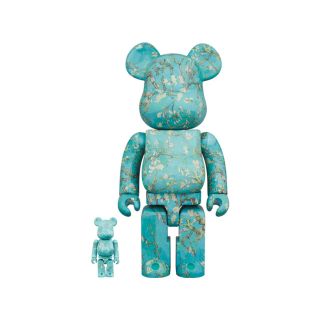 メディコムトイ(MEDICOM TOY)のBE@RBRICK VanGogh Almond Blossom100%400%(その他)