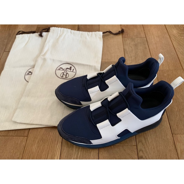 美品☆ HERMES エルメス プレイヤー レディース スニーカー-