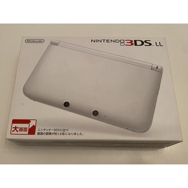 任天堂(ニンテンドウ)のNintendo 3DS LL 本体 ホワイト エンタメ/ホビーのゲームソフト/ゲーム機本体(携帯用ゲーム機本体)の商品写真