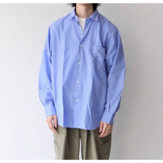 COMOLI - COMOLI(コモリ) 22S/S コモリシャツ SAX サイズ1の通販 by
