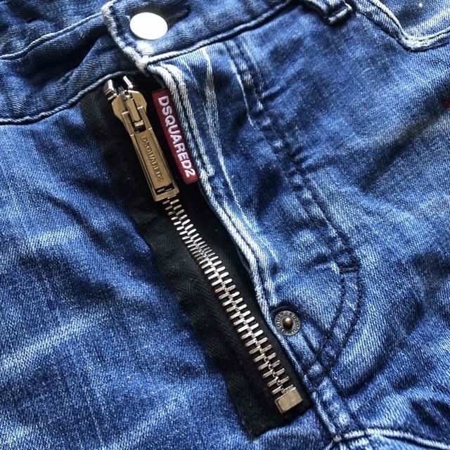 DSQUARED2 ビックジップ TIDY BIKER バイカー 46 DSQUARED2 ビックジップ TIDY BIKER バイカー 46