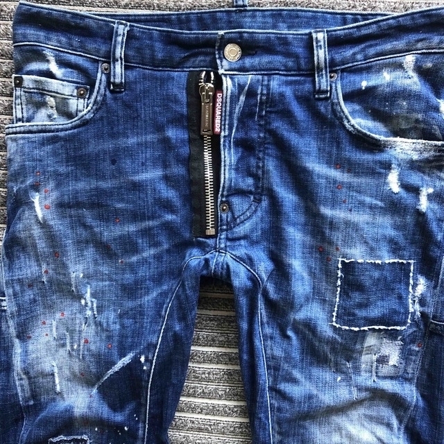 DSQUARED2 ビックジップ TIDY BIKER バイカー 46 DSQUARED2 ビックジップ TIDY BIKER バイカー 46