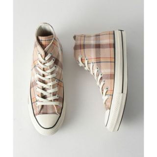 ビューティアンドユースユナイテッドアローズ(BEAUTY&YOUTH UNITED ARROWS)のオールスター◎タータンチェックハイ/スニーカー(スニーカー)