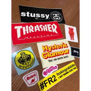 ヒステリックグラマー(HYSTERIC GLAMOUR)のヒステリックグラマー&stussy&FR2&KAWS&thrasherステッカー(その他)