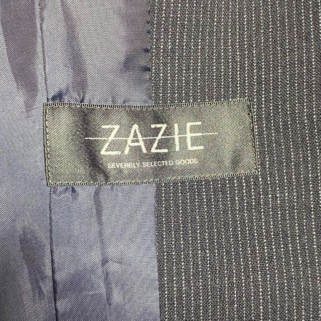 ZAZIE(ザジ)の【ザジ】ジャケット キレイめスタイル ストライプ ブラック 9号 レディースのジャケット/アウター(テーラードジャケット)の商品写真