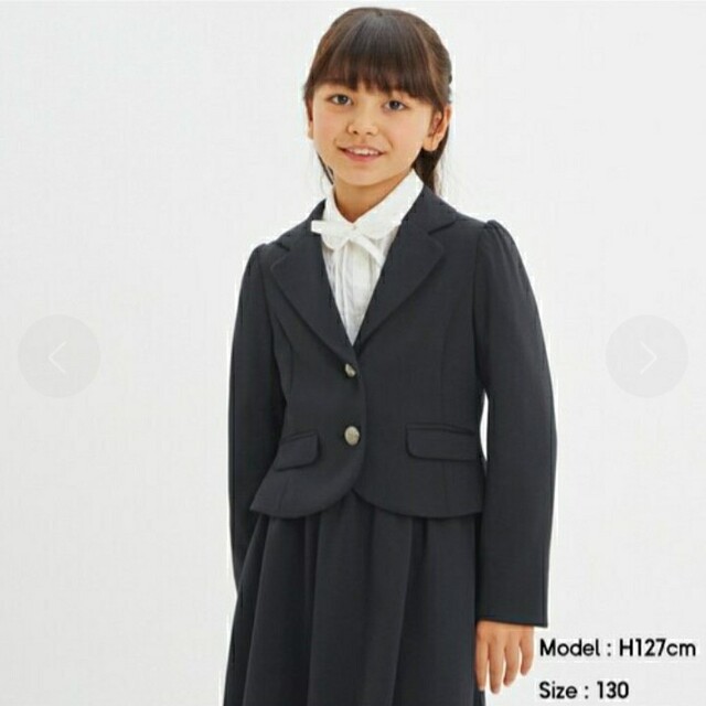 GU フォーマルドレス　セレモニー  入学式　卒業式 キッズ/ベビー/マタニティのキッズ服女の子用(90cm~)(ドレス/フォーマル)の商品写真