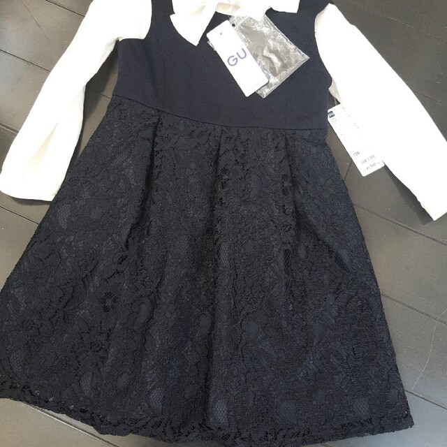 GU フォーマルドレス　セレモニー  入学式　卒業式 キッズ/ベビー/マタニティのキッズ服女の子用(90cm~)(ドレス/フォーマル)の商品写真