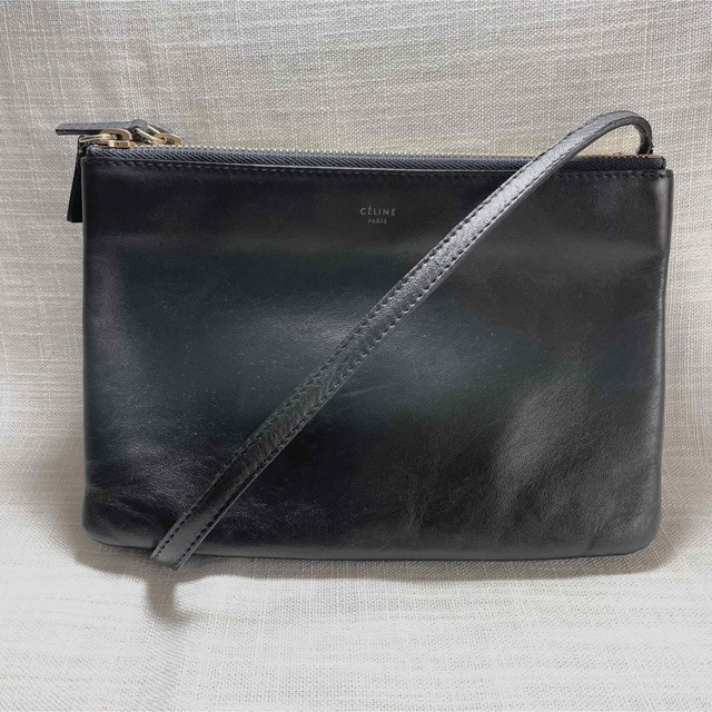CELINE セリーヌ トリオ スモール ショルダーバッグ-