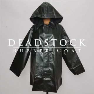 MILITARY - デッドストック スウェーデン軍 ラバー レイン コート