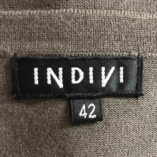 INDIVI(インディヴィ)の★INDIVI/インディヴィ★極美品★長袖カーディガン42 レディースのトップス(カーディガン)の商品写真