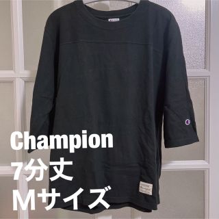 チャンピオン(Champion)のchampion 7分袖 トップス ブラック(Tシャツ/カットソー(七分/長袖))