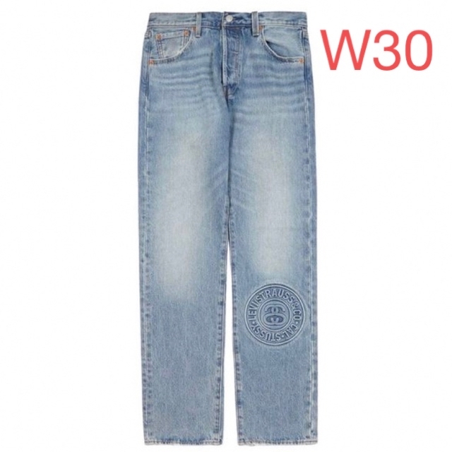 Stussy×LeviStussy × Levi's Embossed 501ジーンズ/W30