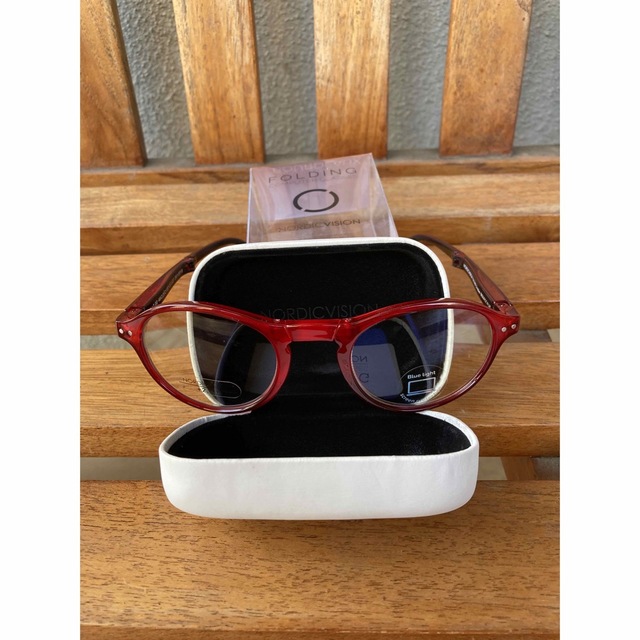 折畳式コンピュータグラス　老眼鏡　シニアグラス　+1.00 メンズのファッション小物(サングラス/メガネ)の商品写真