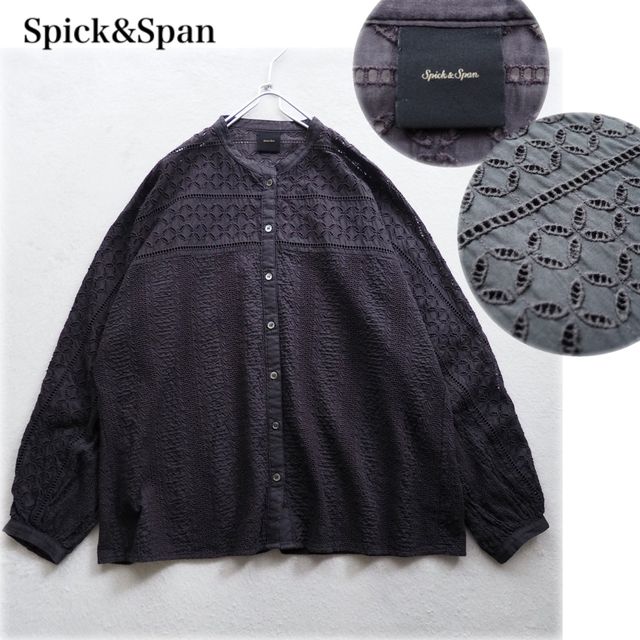 Spick & Span - Spick&Span ブロイダーレース ドルマンブラウス ゆったり レース刺繍の通販 by jun's shop