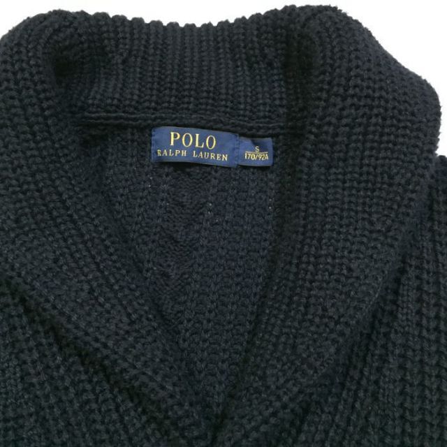 良品 正規 ポロ ラルフローレン ケーブルニット コットン カーディガン