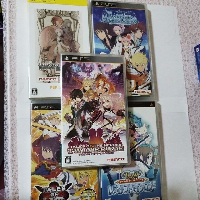 テイルズオブシリーズ psp ゲームソフト 5本セット | フリマアプリ ラクマ