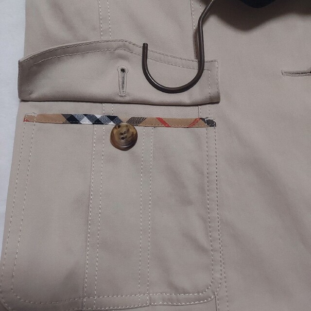 美品☆バーバリーロンドンノバチェックジャケット 大きいサイズ42 XL