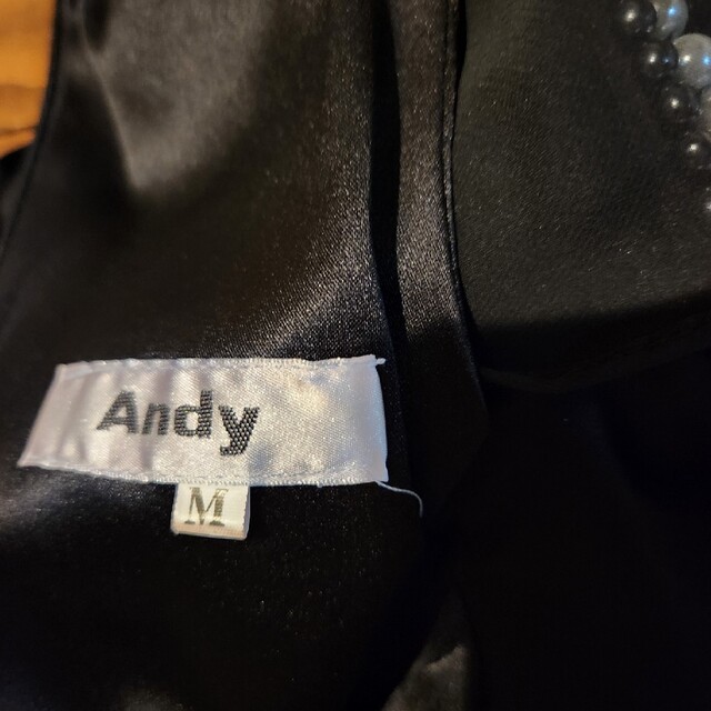 Andy(アンディ)の値下げ　Andy ワンピース　ブラック レディースのワンピース(ミニワンピース)の商品写真