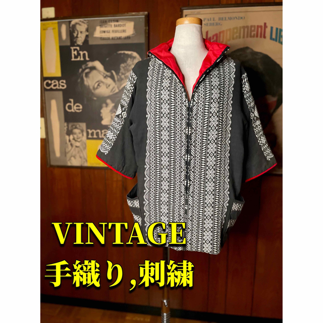 vintage ガテマラ 手織り刺繍入りシャツ | フリマアプリ ラクマ