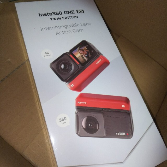 Insta360 ONE RS Twin Edition 4K対応 防水 スマホ/家電/カメラのカメラ(コンパクトデジタルカメラ)の商品写真