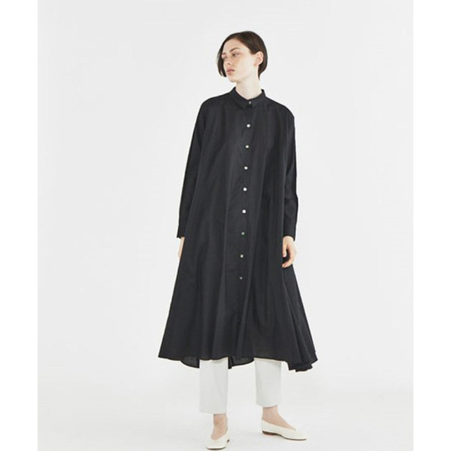 mizuiro ind - mizuiro ind flared shirt ワンピース 新品 美品の通販