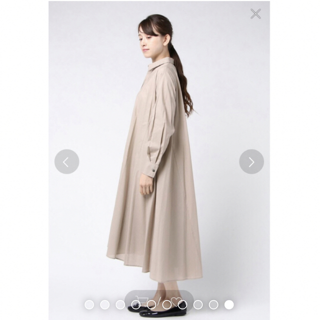 mizuiro ind flared shirt ワンピース 新品 美品
