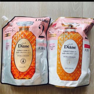 モイストダイアン(Moist Diane)のダイアン パーフェクトビューティー エクストラストレート  つめかえセット(シャンプー)