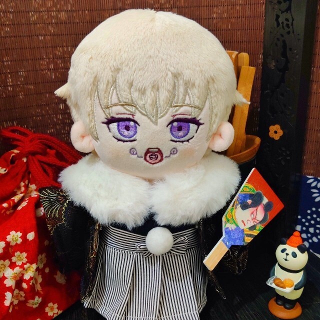 狗巻棘 ぬいぐるみ 呪術廻戦 着せ替え 20cm ワタ人形 www
