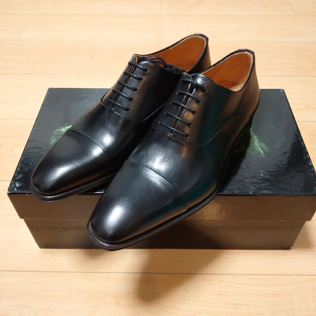 MAGNANNI ストレートチップ 6 ブラック マグナーニ 38 黒 靴 - ドレス ...