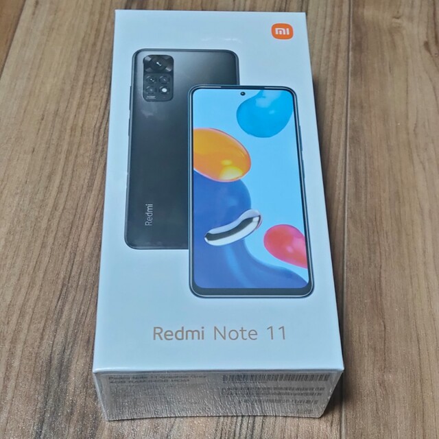 【新品未開封】Redmi Note 11 グラファイトグレースマートフォン/携帯電話