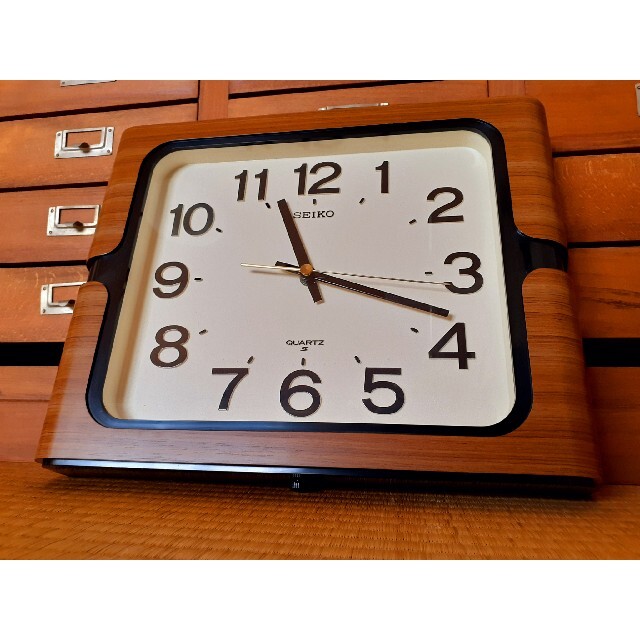 昭和□SEIKO 掛け時計 ビンテージ 70s〜80s ミッドセンチュリー 