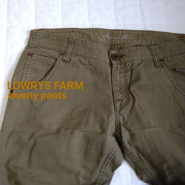 LOWRYS FARM(ローリーズファーム)のローリーズファーム LOWRYS FARM シンプルスキニーパンツ レディースのパンツ(カジュアルパンツ)の商品写真