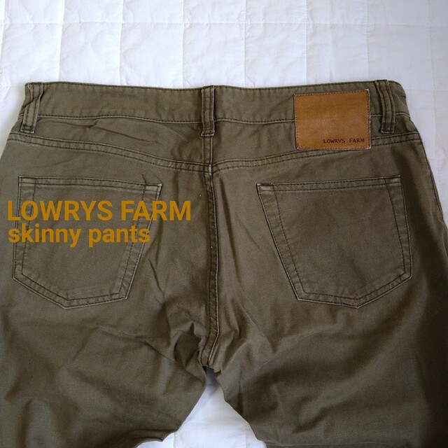 LOWRYS FARM(ローリーズファーム)のローリーズファーム LOWRYS FARM シンプルスキニーパンツ レディースのパンツ(カジュアルパンツ)の商品写真