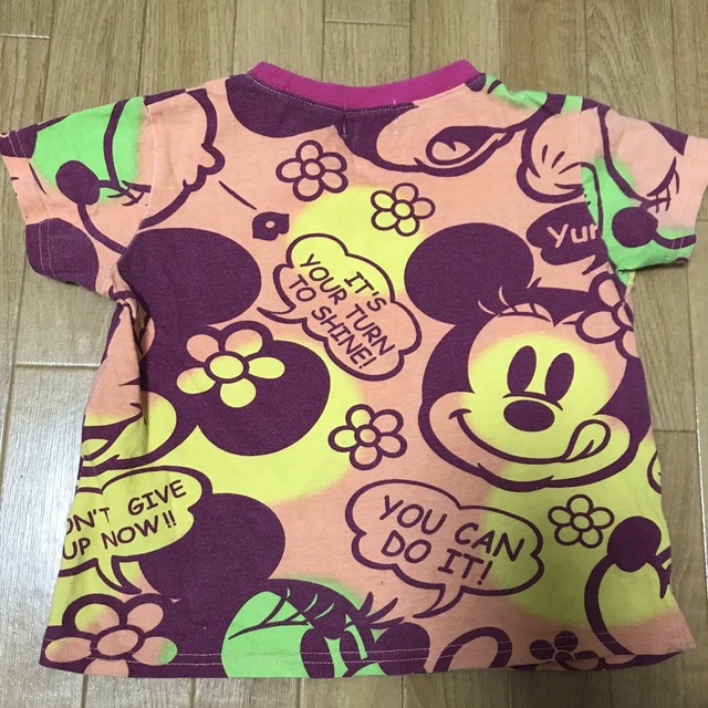 ミニーマウス(ミニーマウス)のディズニーリゾート　ミニーＴシャツ　キッズ　100 キッズ/ベビー/マタニティのキッズ服女の子用(90cm~)(Tシャツ/カットソー)の商品写真