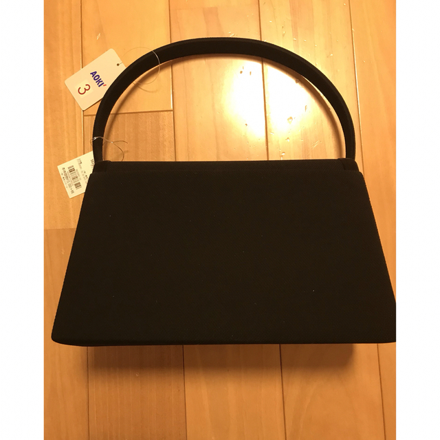 ブラックフォーマル  バッグ　ふくさ付き レディースのバッグ(ハンドバッグ)の商品写真