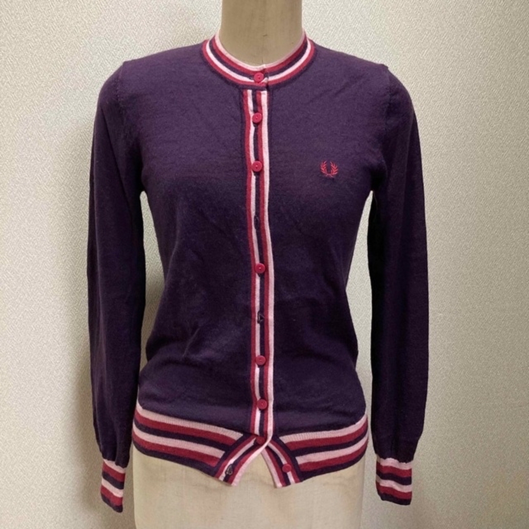 FRED PERRY(フレッドペリー)のFred Perry カーディガン 長袖 フレッドペリー レディースのトップス(カーディガン)の商品写真