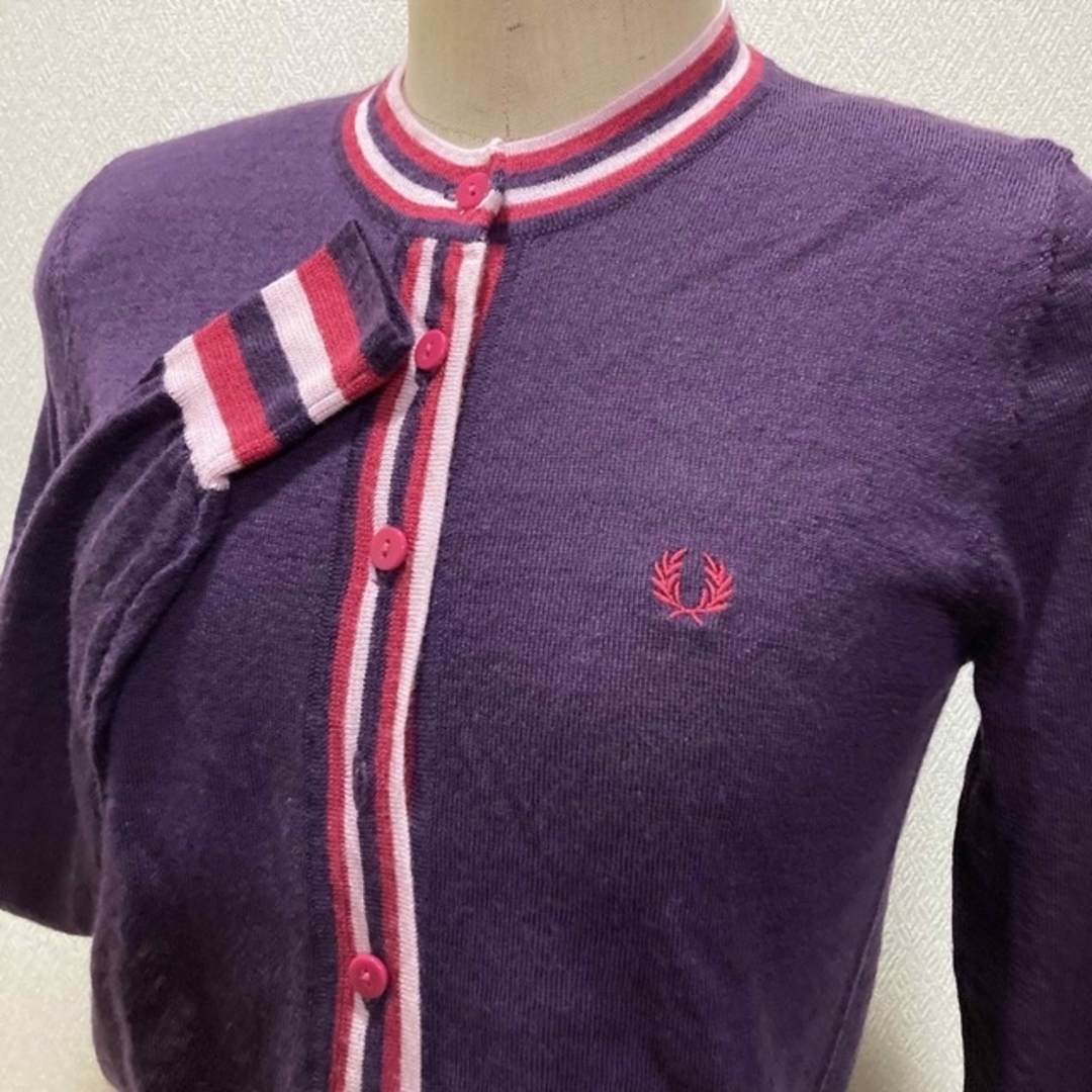 FRED PERRY(フレッドペリー)のFred Perry カーディガン 長袖 フレッドペリー レディースのトップス(カーディガン)の商品写真