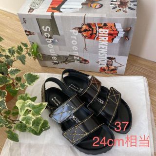 ビルケンシュトック(BIRKENSTOCK)のビルケンシュトック　プロエンザスクーラーコラボ　アリゾナサンダル　37 24cm(サンダル)