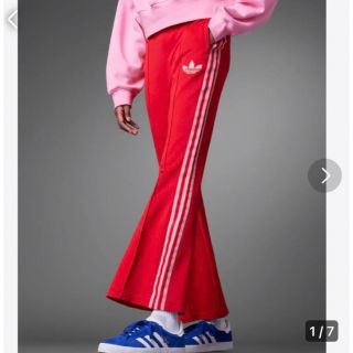 [ 00's ] adidas ベロア調 フレアパンツ レディース L 紫