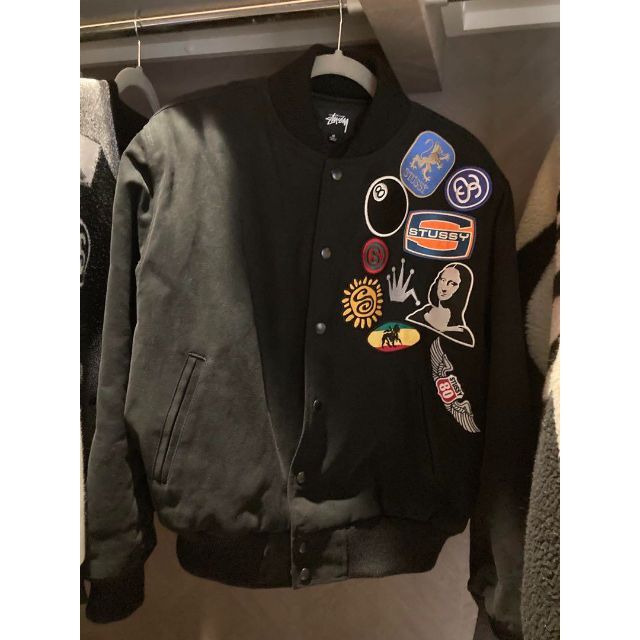 STUSSY SOUVENIR STADIUM BOMBER M 商品の状態 超安い メンズ