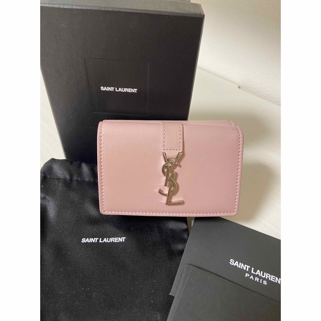 SAINT LAURENT サンローラン 三つ折り財布-connectedremag.com