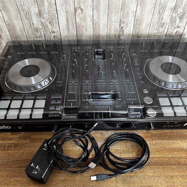 Pioneer(パイオニア)のパイオニア DJ コントローラー DDJ- SX Pioneer 透明カバー付き 楽器のDJ機器(DJミキサー)の商品写真