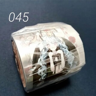 巻売 045★ 海外 マスキングテープ マステ PET 装飾 人物 女の子 水晶(テープ/マスキングテープ)