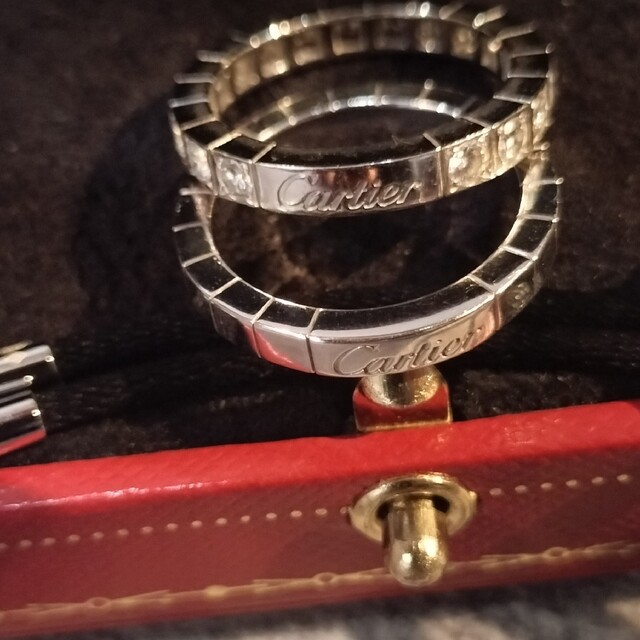 気まぐれ値下げ Cartier 美品 52 カルティエ ラニエール リング-