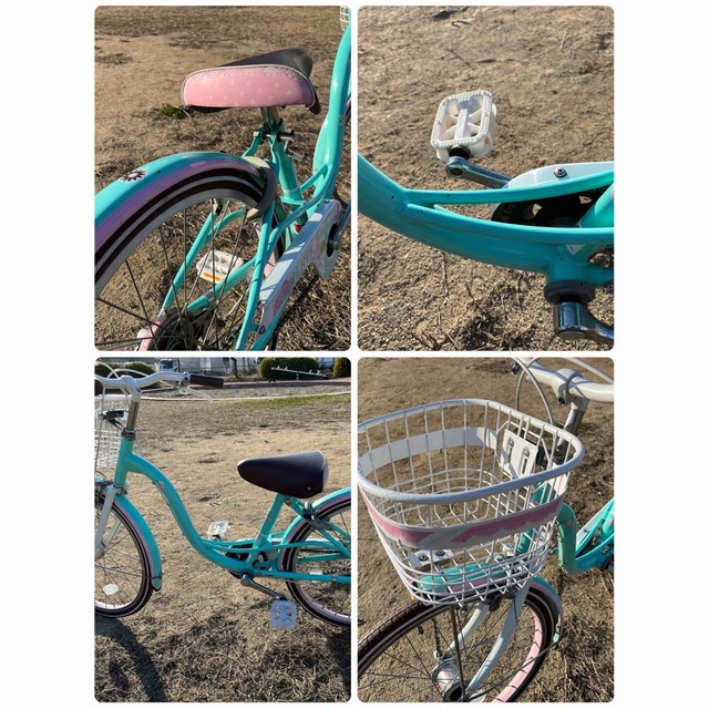 引き渡し限定 アサヒ シェリール 小学生 自転車 ミントグリーン