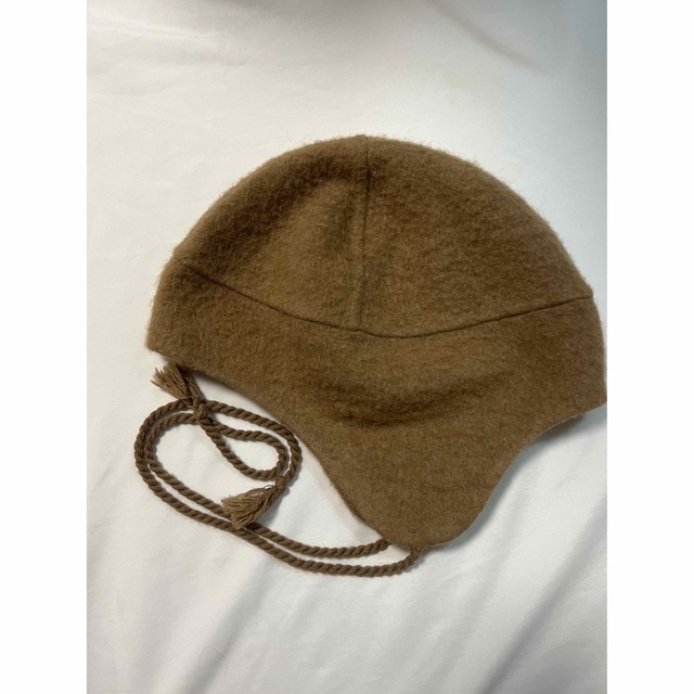 ゆったり柔らか AURALEE 22AW BABY CAMEL MELTON CAP 帽子 - 通販