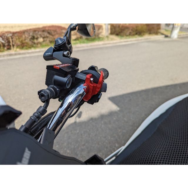 PCX160 PCX125　コンビニフック　ヘルメットハンガー　赤/青/黒 自動車/バイクのバイク(その他)の商品写真